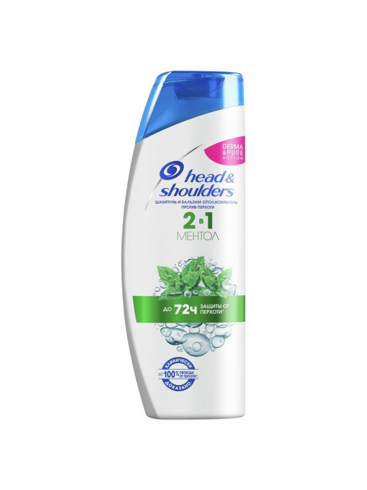 Шампунь-бальзам 2в1 МЕНТОЛ HEAD & SHOULDERS 200мл