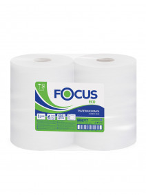 Hayat Kimya туалетная бумага в средних рулонах Focus Eco Jumbo 525m