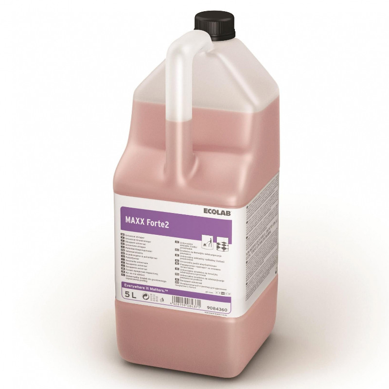 Ecolab Maxx Forte2 универсальный стриппер для удаления многослойных полимерных покрытий, 5 л