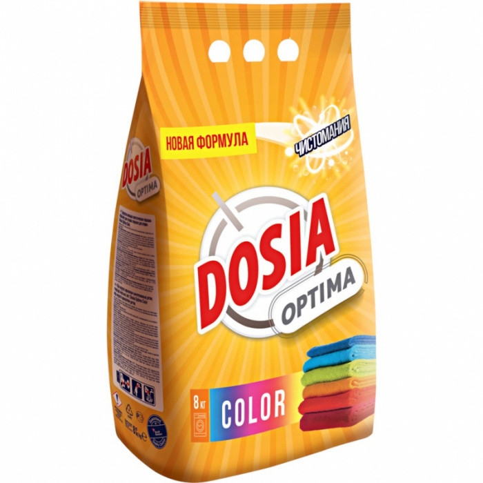 Стиральный порошок автомат OPTIMA КОЛОР DOSIA 8кг