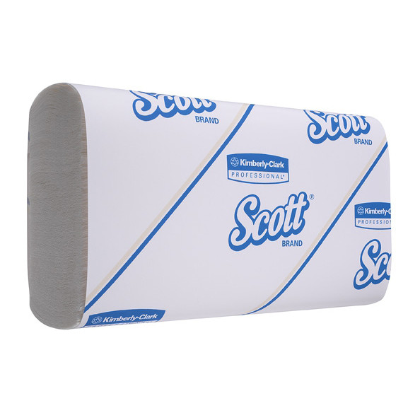 Полотенце бумажное белое KIMBERLY SCOTT® SLIMFOLD сложение вшестеро S, 1сл, 110л 16/1