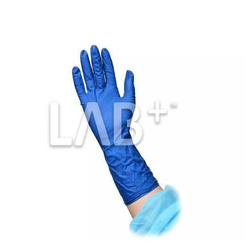 Перчатки латекс HIGH RISK неопудр, нестерильн, рр 9-L, синие, 25пар 1/10