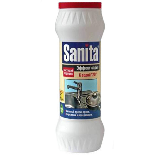 Чистящий порошок ЭФФЕКТ СОДЫ SANITA 400г 1/20
