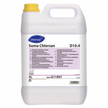 Концентрированное моющее средство для мытья и дезинфекции SUMA CHLORSAN D10.4 5л 2/1