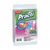 Салфетки вискоза PRACTI UNIVERSAL PACLAN 38*40см, 4шт 1/50