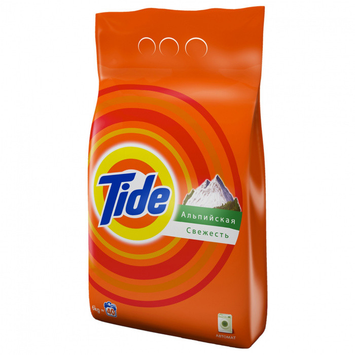 Стиральный порошок автомат АЛЬПИЙСКАЯ СВЕЖЕСТЬ TIDE 6кг 1/1