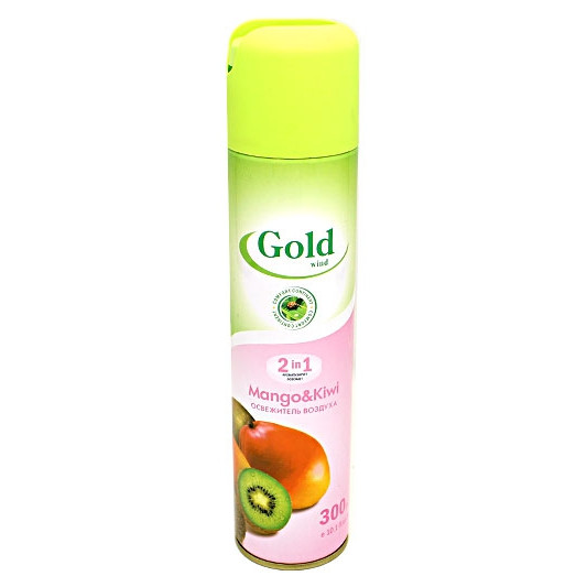 Освежитель GOLD WIND MANGO & KIWI 300мл 1/12