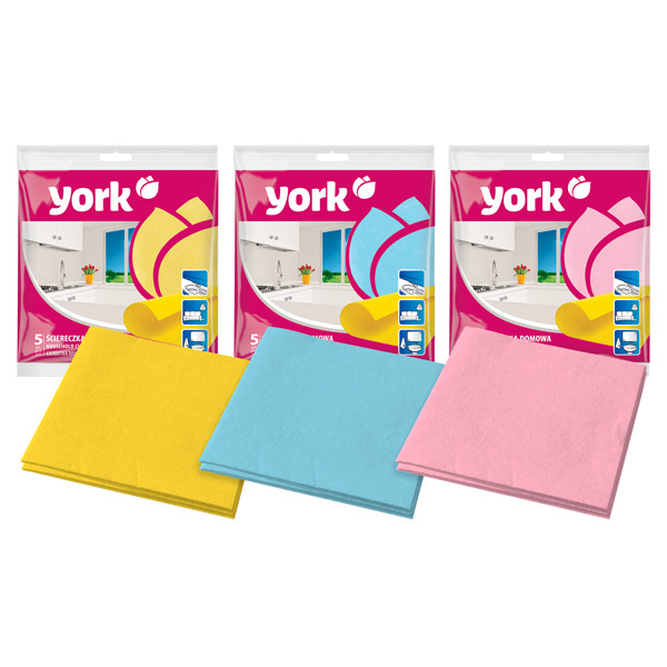Салфетки хозяйственные домашние 5шт YORK 2002-1