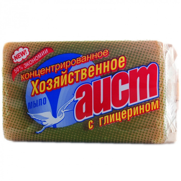 Мыло хозяйственное С ГЛИЦЕРИНОМ АИСТ 150г 1/60