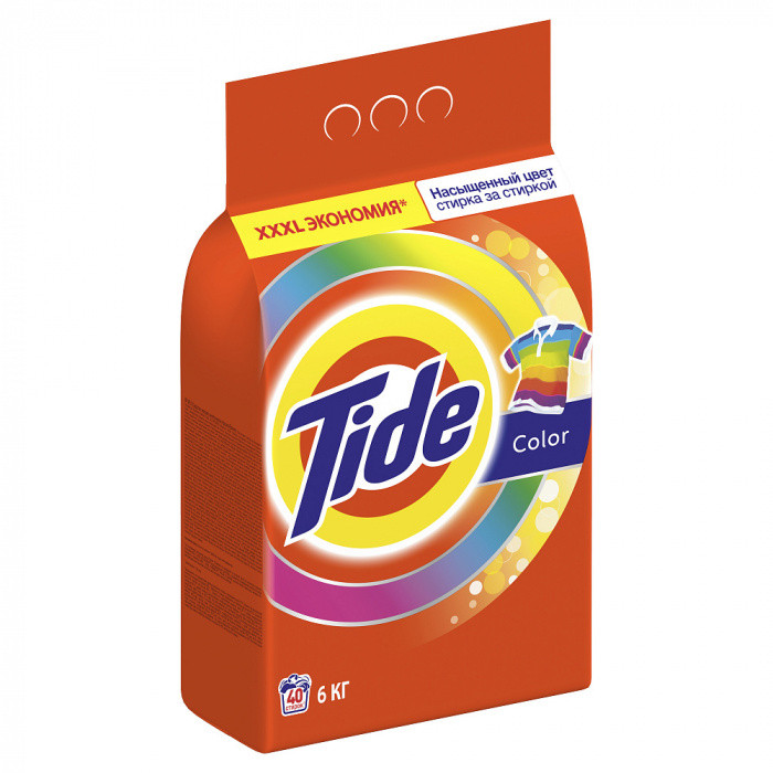 Стиральный порошок автомат TIDE COLOR 6кг 1/1