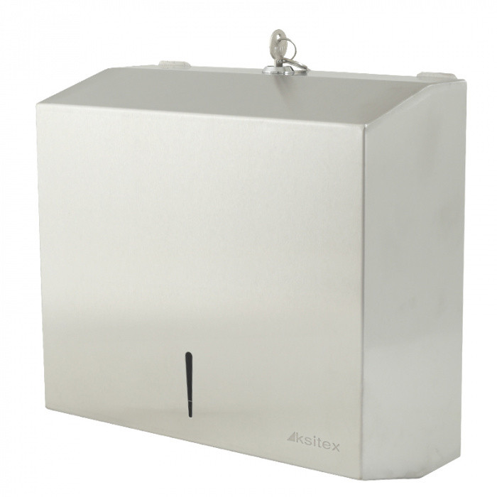 Диспенсер для листовых полотенец матовый KSITEX TH-5823 SS 1/1