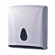 Диспенсер для листовый полотенец V-сл, белый KSITEX TH-8228A 1/1