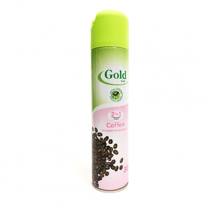 Освежитель воздуха GOLD WIND COFFEE 300м 1/12
