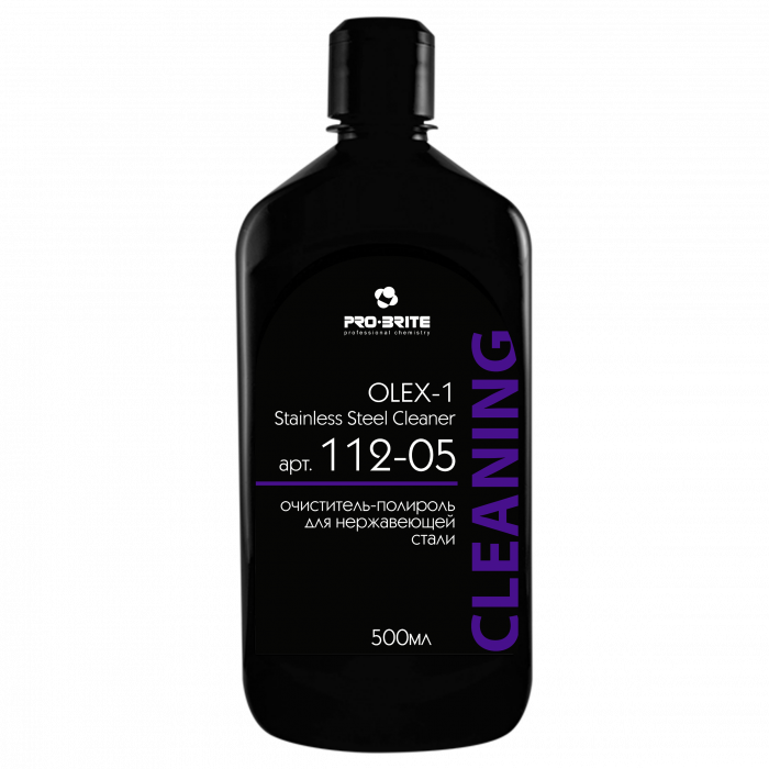 Очиститель-полироль для нержавеющей стали OLEX-1 Stainless Steel Cleaner 0,5л 1/20
