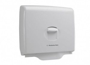 Диспенсер для бумажных покрытий на унитаз Kimberly Clark Aquarius белый