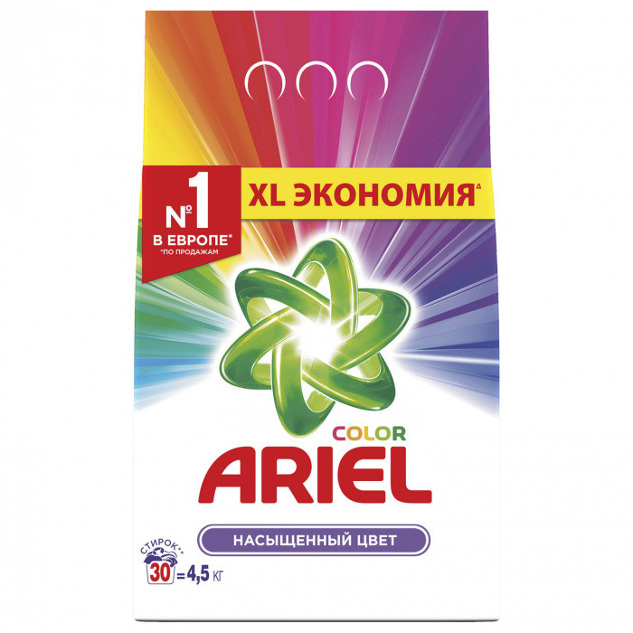 Стиральный порошок автомат СOLOR&STYLE ARIEL 4,5кг 1/1