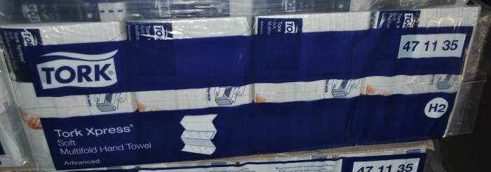 Полотенце бумажное белое TORK Xpress® Multifold ADVANCED 2сл, 190л, Z-сл, 21,3*23,4см 20/1