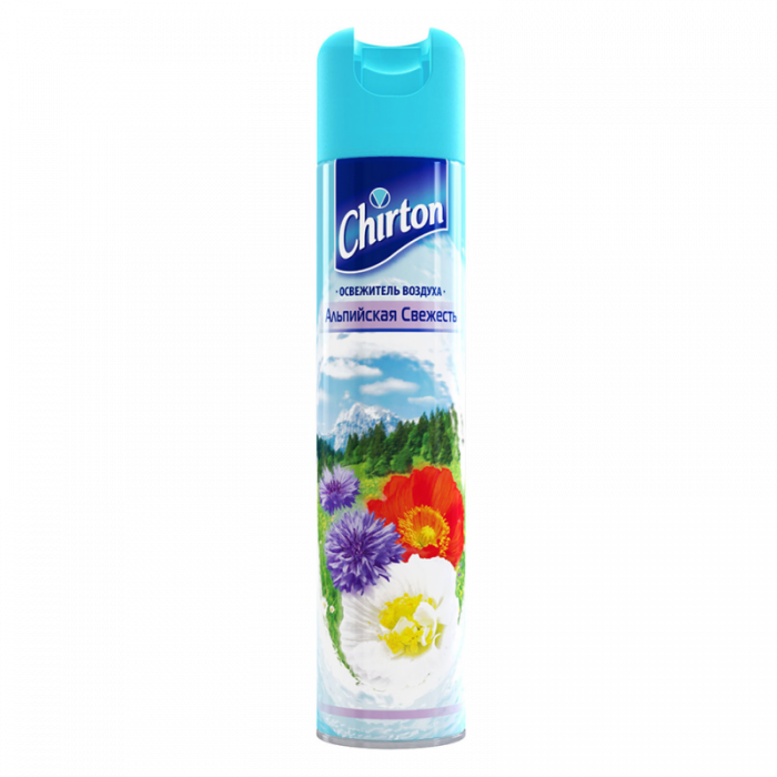Освежитель воздуха АЛЬПИЙСКАЯ СВЕЖЕСТЬ CHIRTON 300мл 1/12