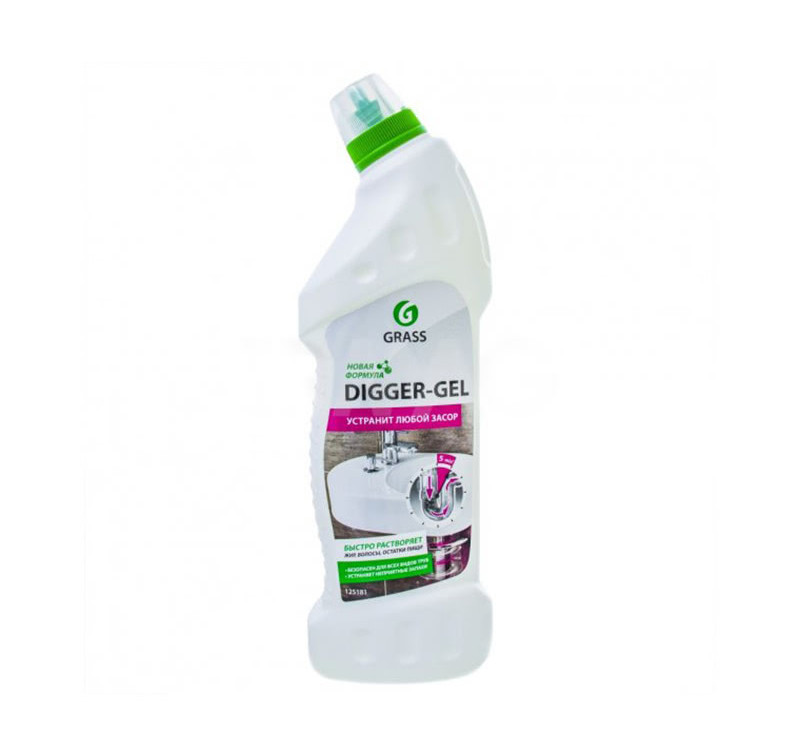 Средство для прочистки труб 750мл Grass Digger-Gel