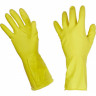 Перчатки резиновые PACLAN PROFESSIONAL рр 9-L, с напылением, желтые