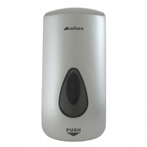 Диспенсер наливной для жидкого мыла серебро KSITEX SD-1068BD-1000 1л 1/1