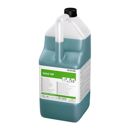 Ecolab Satine Top матовое полимерное средство для пола с возможностью полировки вручную, 5 л