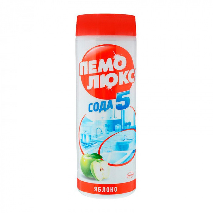 Чистящий порошок ЯБЛОКО ПЕМОЛЮКС СОДА 5 480г 1/36