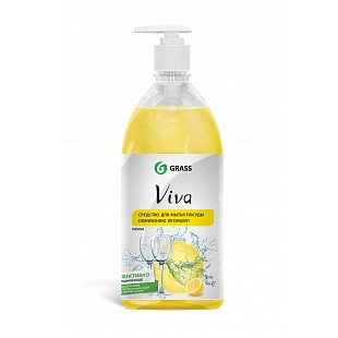 Средство для мытья посуды ЛИМОН VIVA 1л