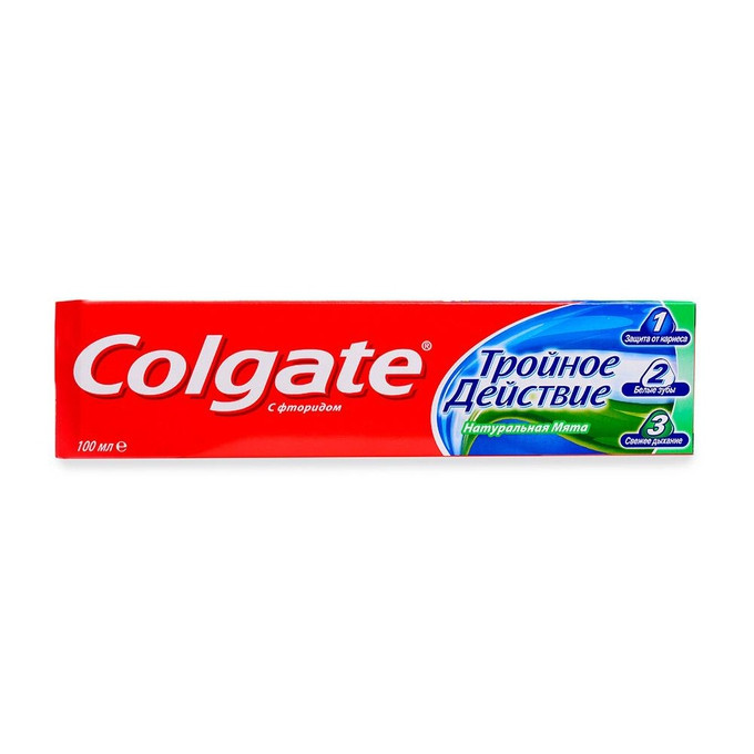 Зубная паста ТРОЙНОЕ ДЕЙСТВИЕ COLGATE 100мл