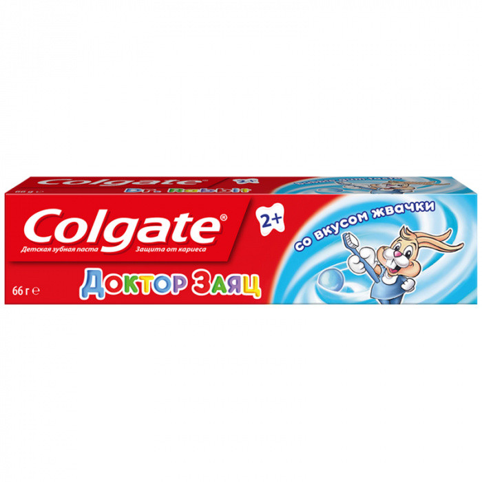 Зубная паста детская ДОКТОР ЗАЯЦ вкус жвачки COLGATE 50мл