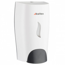 Диспенсер наливной для жидкого мыла белый, пластик KSITEX SD-161W 1л 1/1