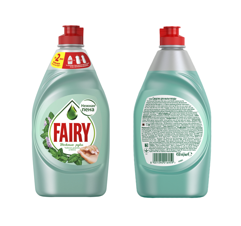 Средство для мытья посуды 450мл FAIRY OXI нежные ручки