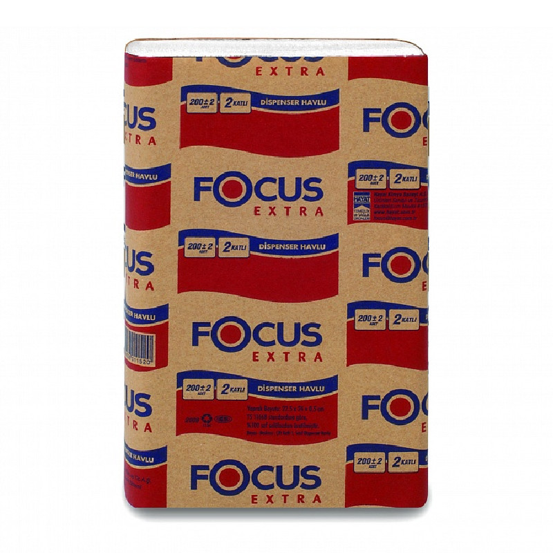 Hayat Kimya полотенца для рук в листах FOCUS EXTRA Z_Сложения_200(+/-2)X20
