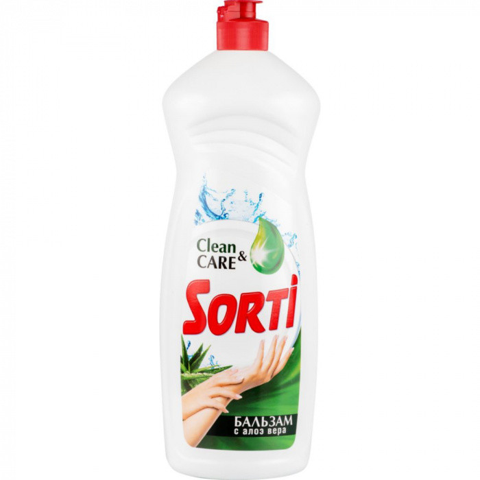 Средство для посуды БАЛЬЗАМ АЛОЭ ВЕРА SORTI 900г 1/12