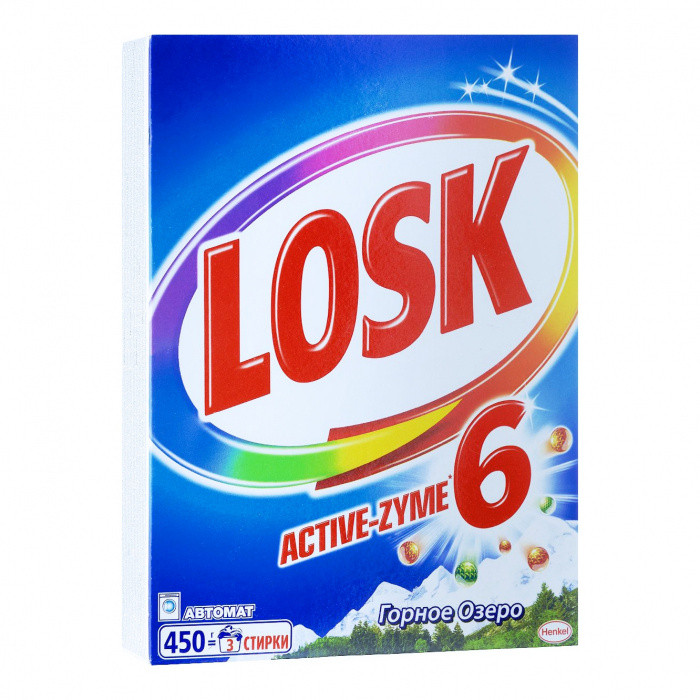 Стиральный порошок автомат LOSK ГОРНОЕ ОЗЕРО 450г