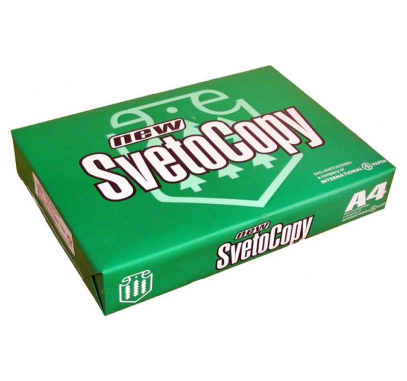 Бумага SVETOCOPY А4, 500л, 80г/м2, 95%