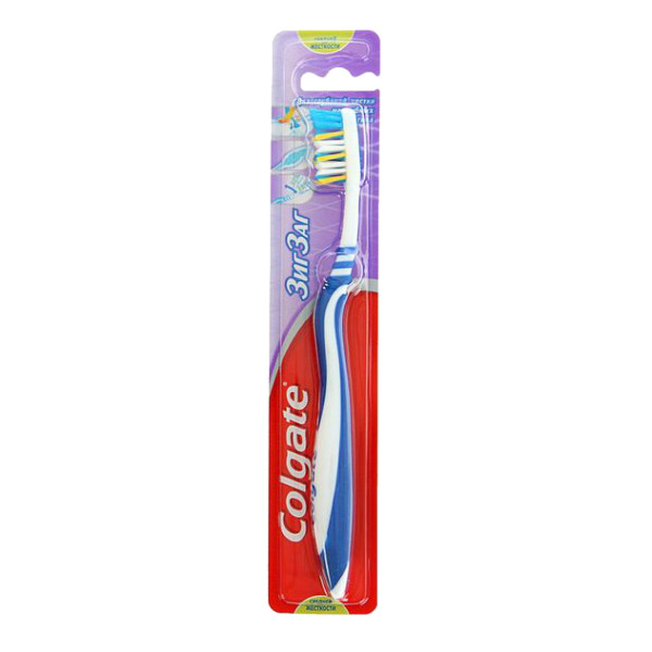 Зубная щетка ЗИГ ЗАГ COLGATE средняя жесткость