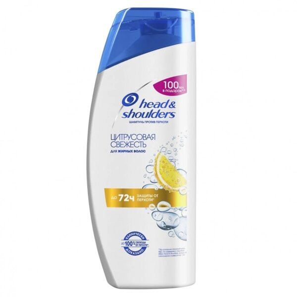 Шампунь ЦИТРУСОВАЯ СВЕЖЕСТЬ HEAD & SHOULDERS 200мл