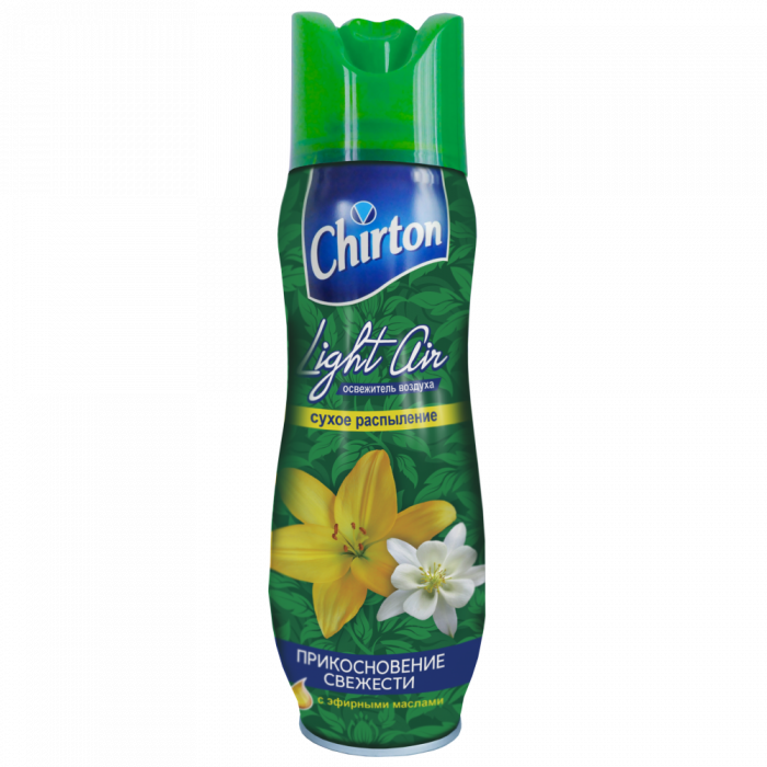 Освежитель воздуха ПРИКОСНОВЕНИЕ СВЕЖЕСТИ CHIRTON LIGHT AIR 300мл 1/12