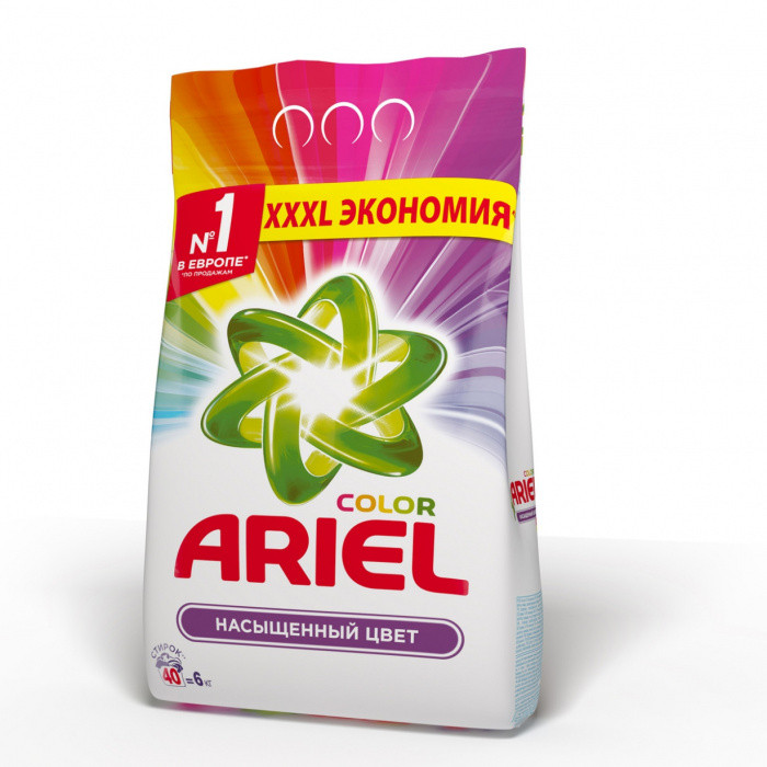 Стиральный порошок автомат ARIEL КОЛОР 6кг 1/1