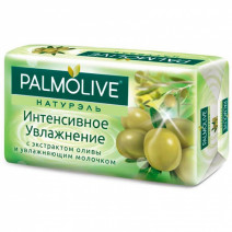 Туалетное мыло PALMOLIVE НАТУРЭЛЬ ИНТЕНСИВНОЕ УВЛАЖНЕНИЕ ОЛИВЫ И МОЛОЧКОМ 90г 1/6/72