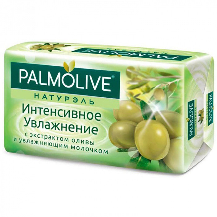 Туалетное мыло PALMOLIVE НАТУРЭЛЬ ИНТЕНСИВНОЕ УВЛАЖНЕНИЕ ОЛИВЫ И МОЛОЧКОМ 90г 1/6/72