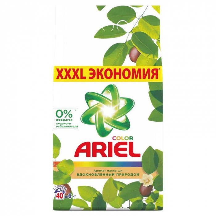 Стиральный порошок автомат ARIEL АРОМАТ МАСЛА ШИ 6кг 1/1
