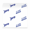 Туалетная бумага листовая белая PROtissue Vсл, 2сл, 250л