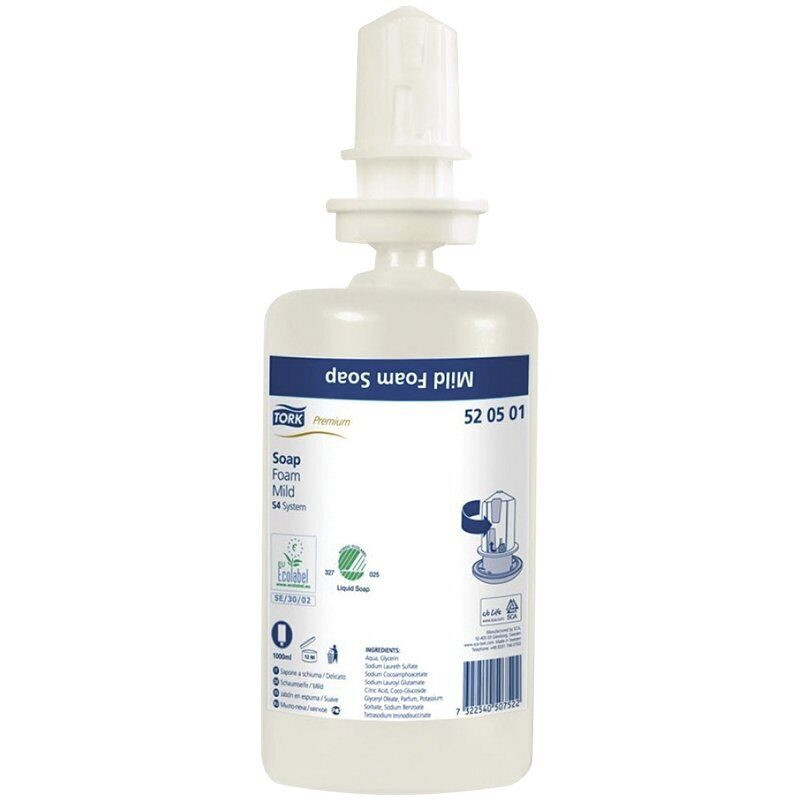 Мыло-пена мягкое, 1 л., 1 шт Tork S4 Premium (520501)