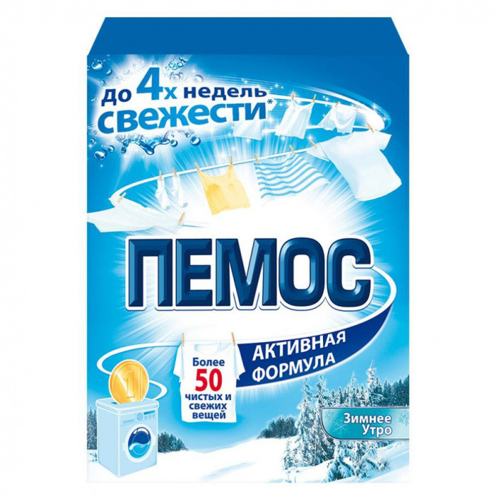 Стиральный порошок автомат ПЕМОС ЗИМНЕЕ УТРО 350г 1/22