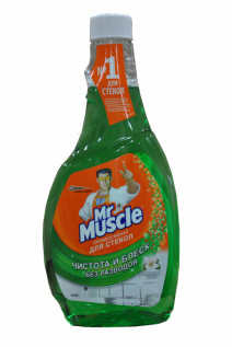 Средство для мытья стекол и поверхностей УТРЕННЯЯ РОСА MR MUSCLE 500мл сменная бутылка 1/12