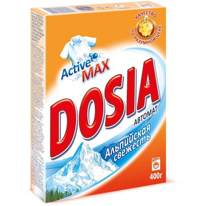 Стиральный порошок автомат АЛЬПИЙСКАЯ СВЕЖЕСТЬ DOSIA 400г 1/22