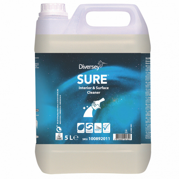 Концентрированное универсальное моющее средство SURE INTERIOR & SURFACE CLEANER 5л 2/1