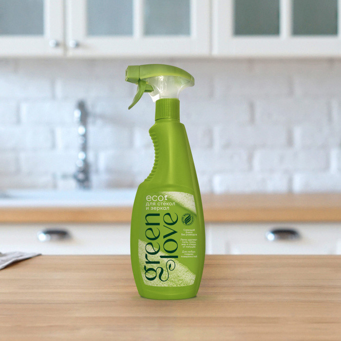 Cредство для чистки стекол и зеркал Green Love 500мл